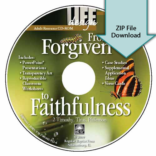 From Forgiven to Faithfulness: 2 Timothy, Titus, Philemon<br>Resource CD Download