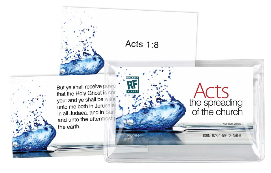Acts: The Spreading of the Church <br>Senior High Memory Verses Card Pack