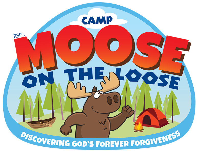 Camp Moose on the Loose Logo & Print License <br>VBS 2018