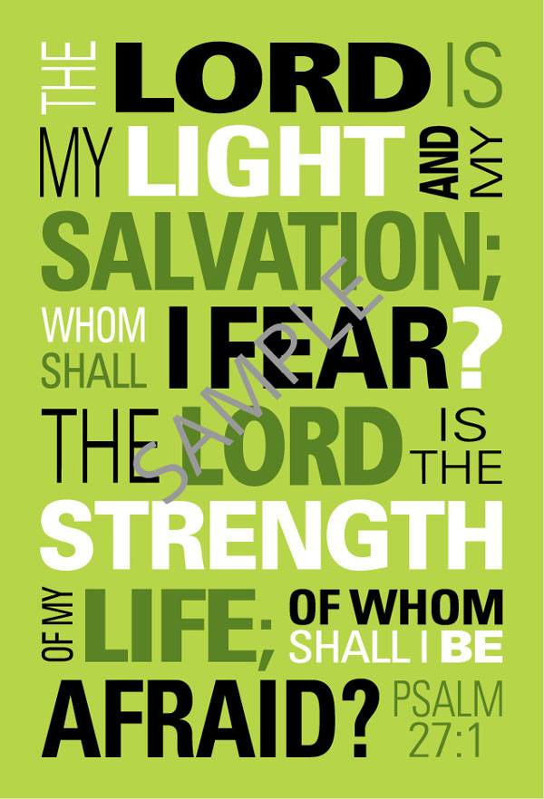Postcard - Psalm 27:1