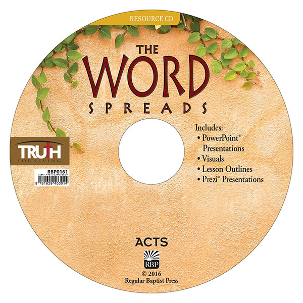 The Word Spreads <br>Adult Resource CD