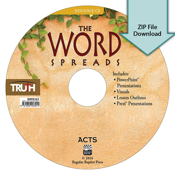 The Word Spreads<br>Resource CD Download