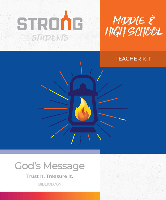 God's Message: Trust It. Treasure It. <br>Middle & High School Teacher Kit – KJV