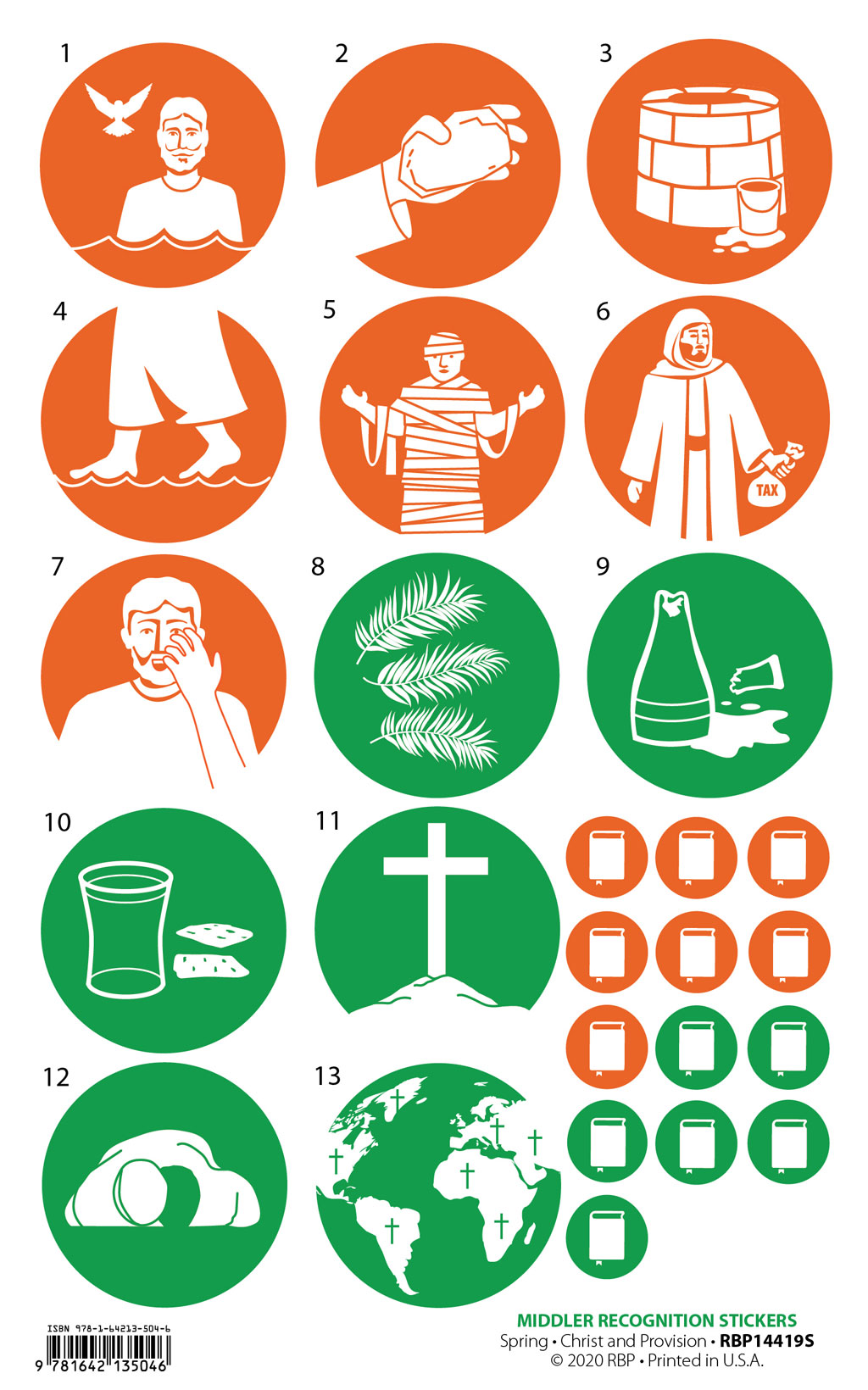 Middler Recognition Stickers <br>Spring 2026