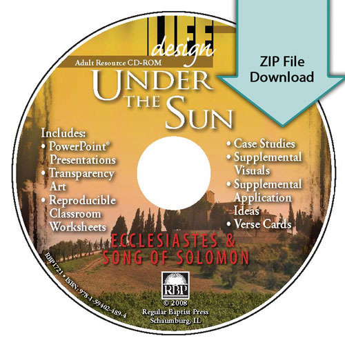 Under the Sun: Ecclesiastes and Song of Solomon<br>Resource CD Download