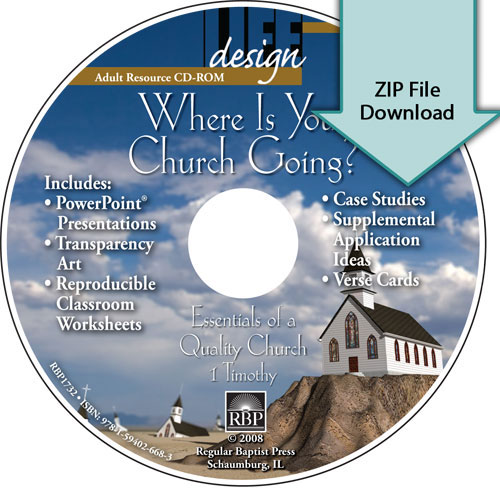 Where Is Your Church Going? 1 Timothy<br>Resource CD Download