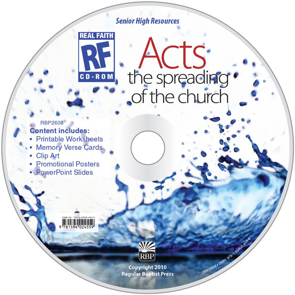 Acts: The Spreading of the Church <br>Senior High Teacher's Resource CD
