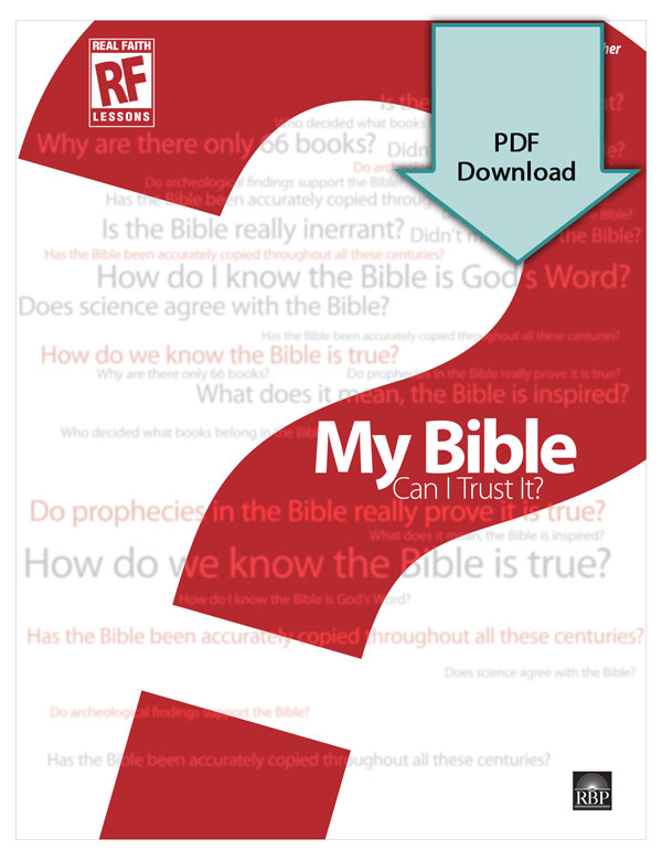 My Bible: Can I Trust It? <br>Senior High Teacher's Guide PDF Download
