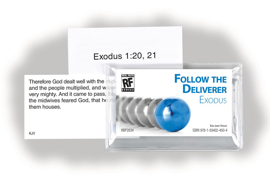 Follow the Deliverer: Exodus<br>Senior High<br>Memory Verses Card Pack