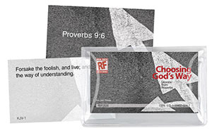 Choosing God's Way <br>Senior High Memory Verses Card Pack