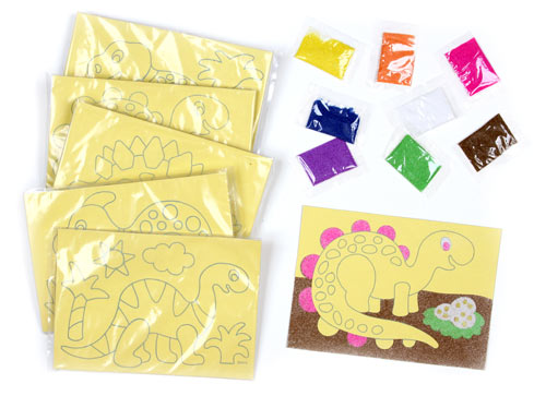 VBS Dino Sand Art (Pkg 12)