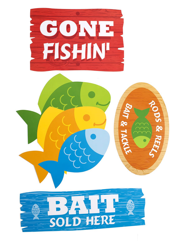 Gone Fishin' Cutouts<br>VBS 2020