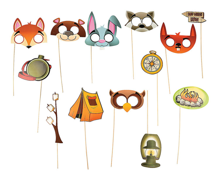 Camping Photo Booth Props <br>VBS 2018