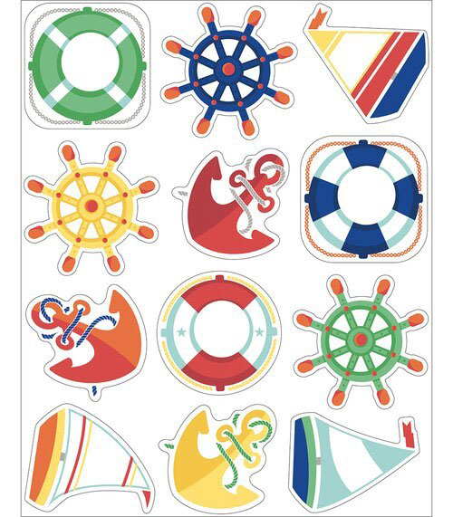 Nautical Shape Stickers<br>VBS 2020