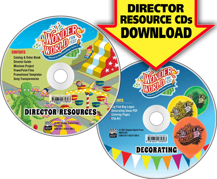Wonder World Funfest Director Resources Download<br>VBS 2021