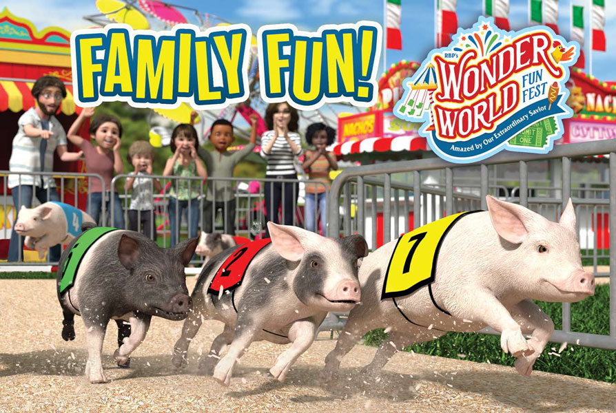 Wonder World Funfest Family Fun Sheets VBS 2021