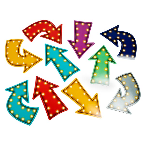 Midway Lights Arrow Cutouts <br>VBS 2021