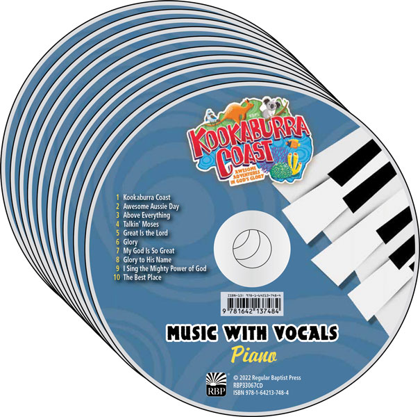 Music CD 10-pack <br>VBS 2022 - Piano with Vocals