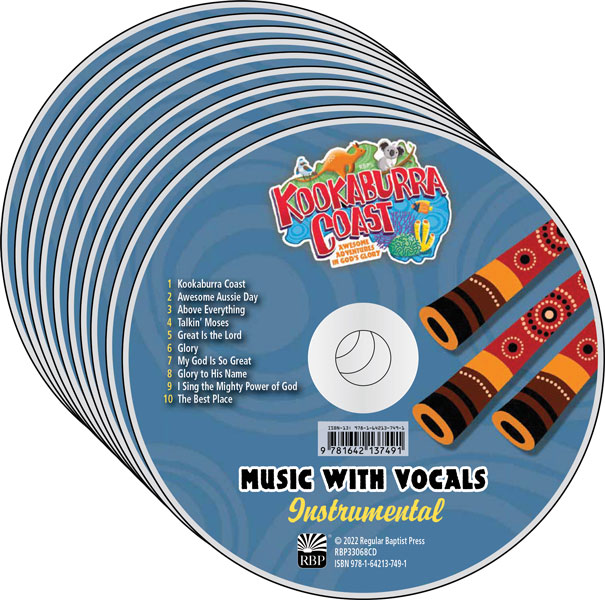 Music CD 10-pack <br>VBS 2022 - Instrumental with Vocals