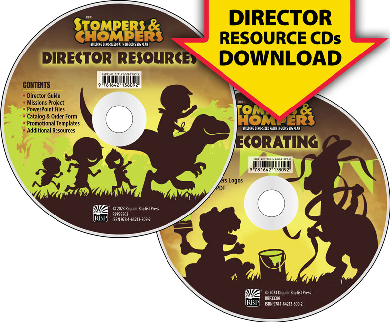 Stompers & Chompers Director Resources Download<br>VBS 2023