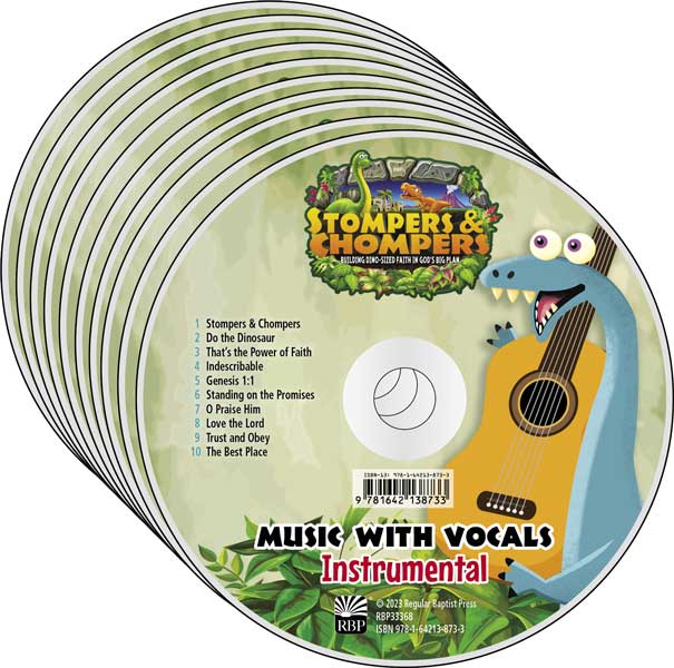 Music CD 10-pack <br>VBS 2023 - Instrumental with Vocals