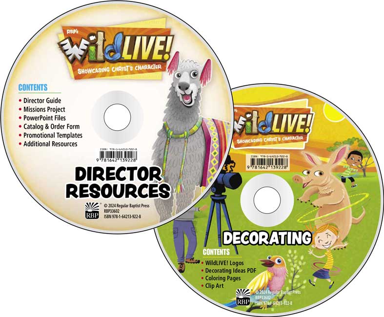 WildLIVE! Director Resources CD Set <br>VBS 2024