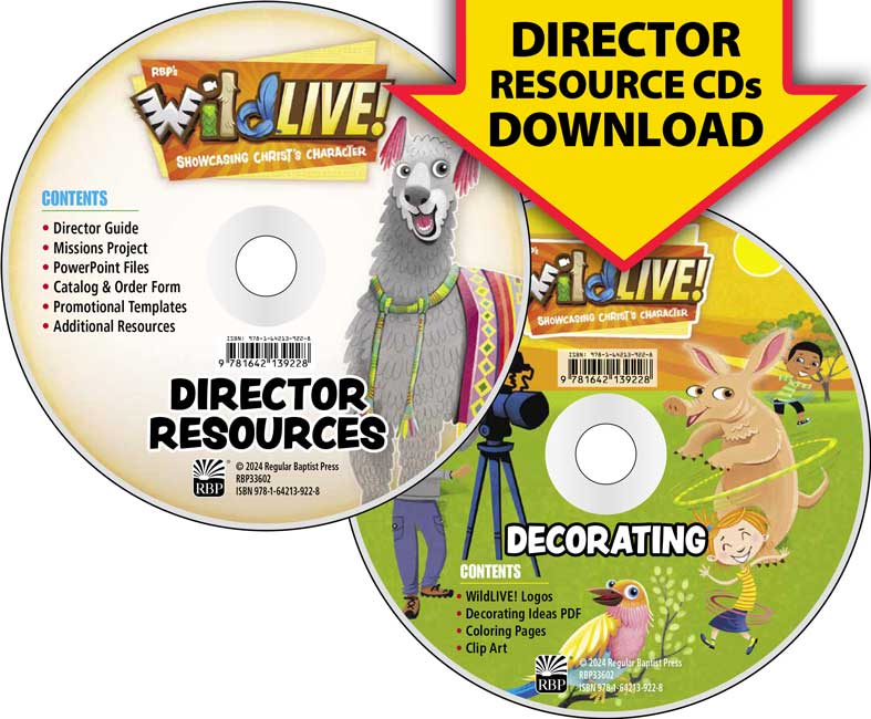 WildLIVE! Director Resources Download<br>VBS 2024