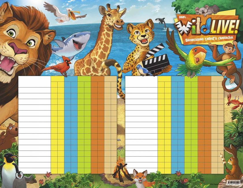 Attendance Chart VBS 2024