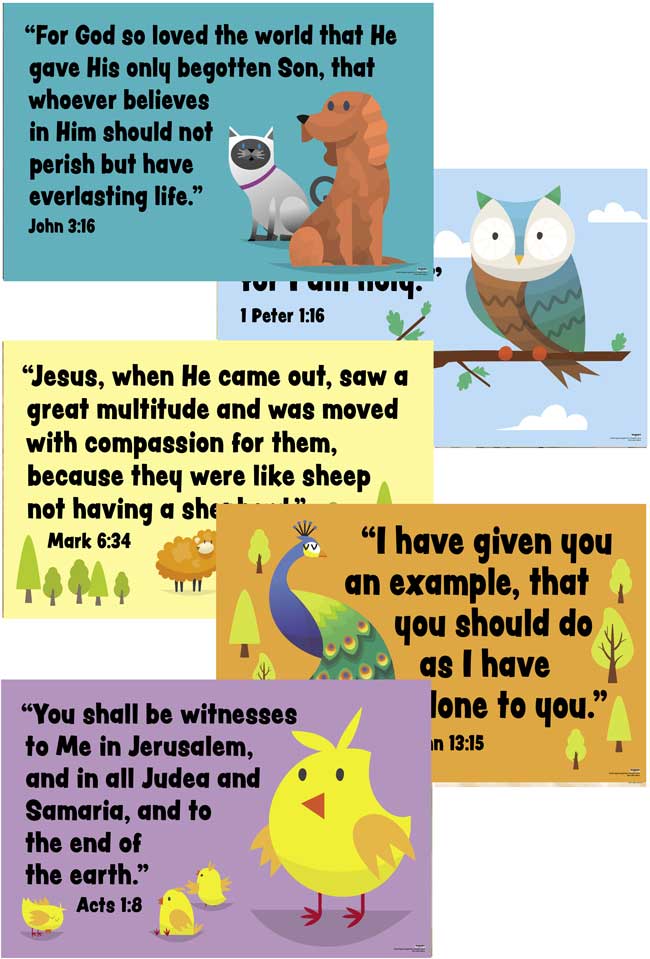 Verse Posters VBS 2024 NKJV