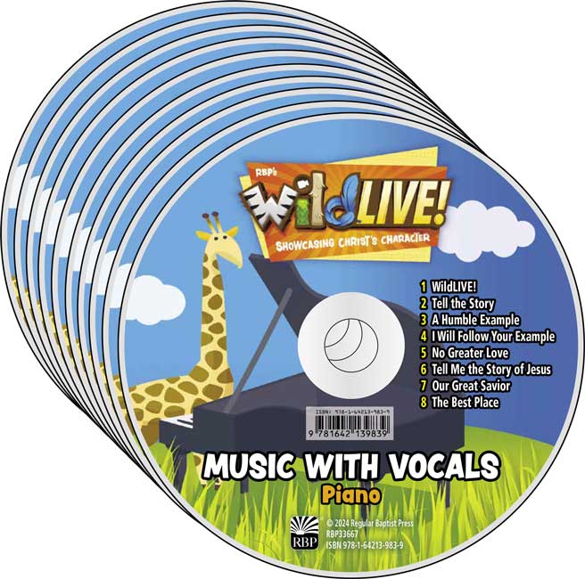 Music CD 10-pack <br>VBS 2024 - Piano with Vocals