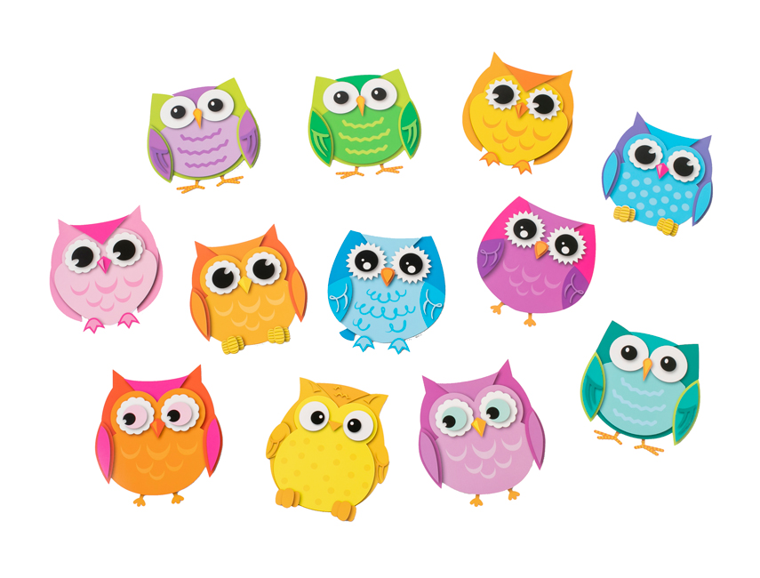 Bright & Beautiful Owl Cutouts <br>VBS 2024