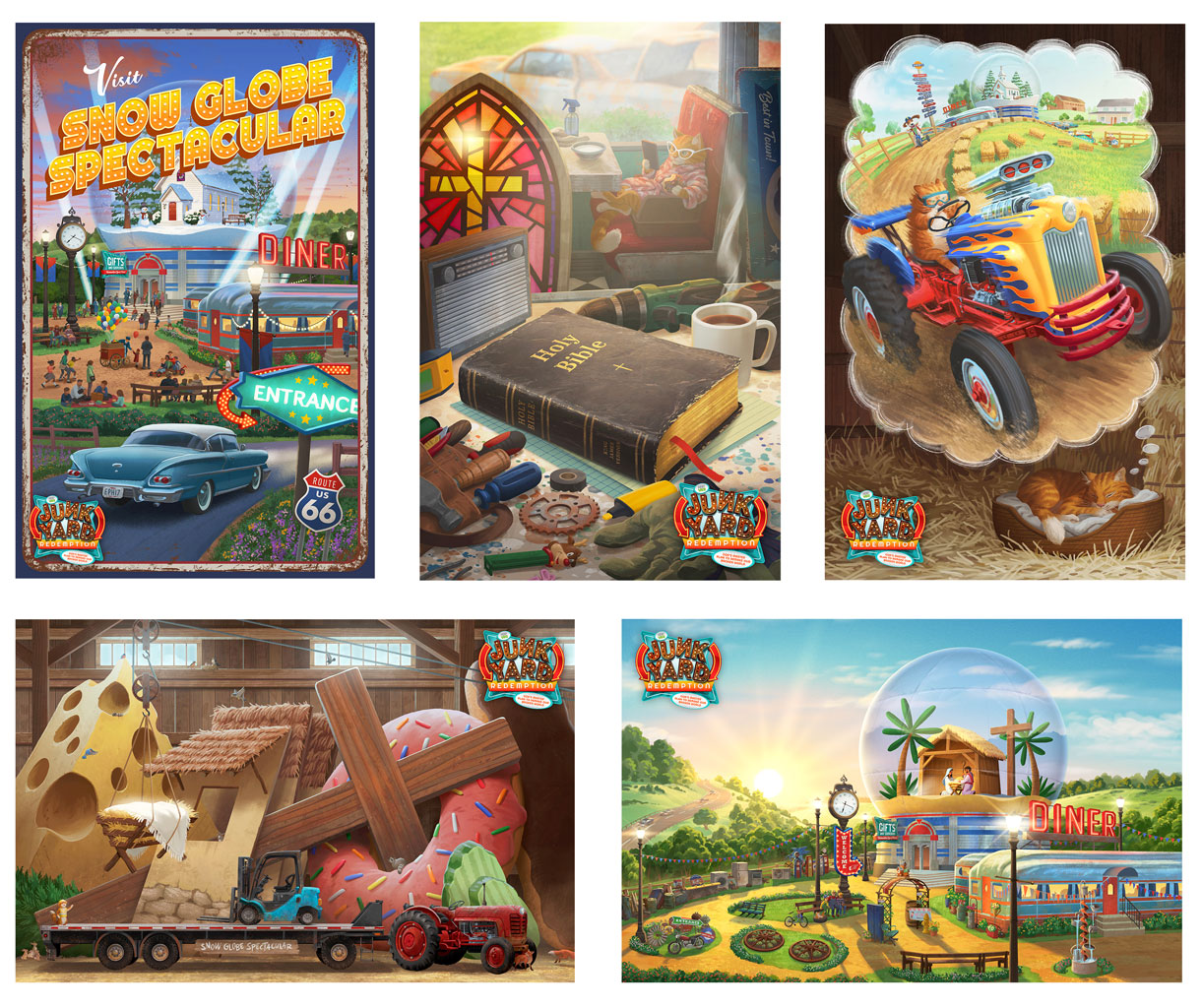 Jumbo Posters (Set of 5)