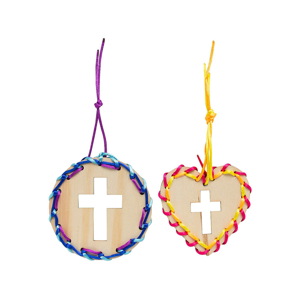 Lace-Up Cross Reminder Craft Kit (Pkg. of 12)