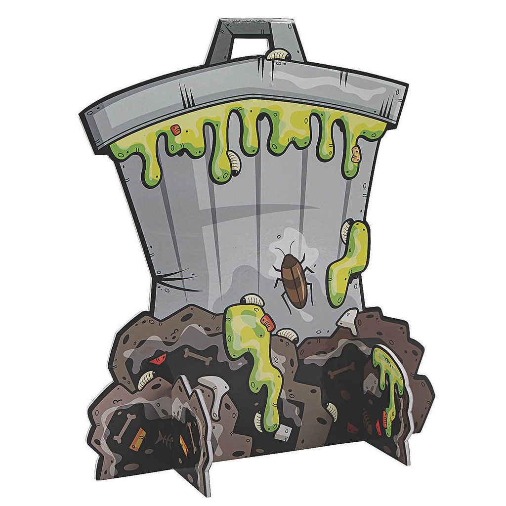 Trash Can Centerpiece