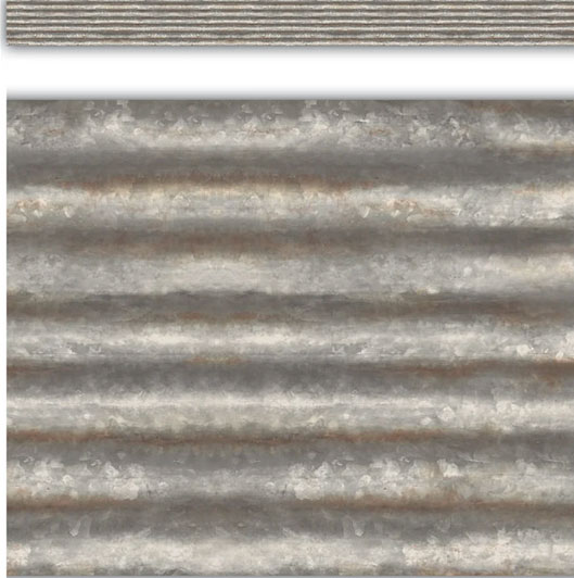 Corrugated Scrap Metal Border (Pkg. of 12)
