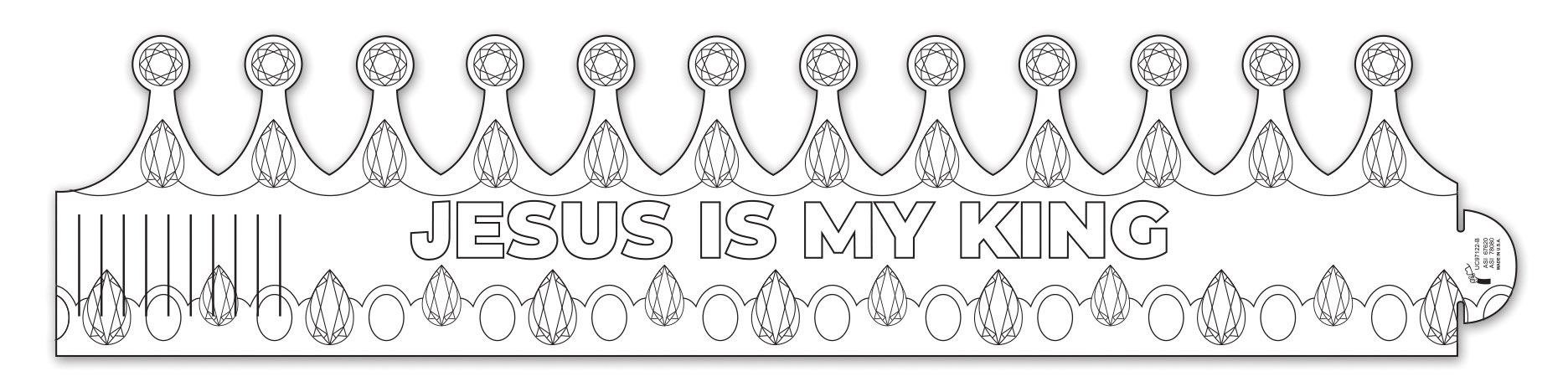 Jesus Is My King Craft Kit (Pkg. of 5)