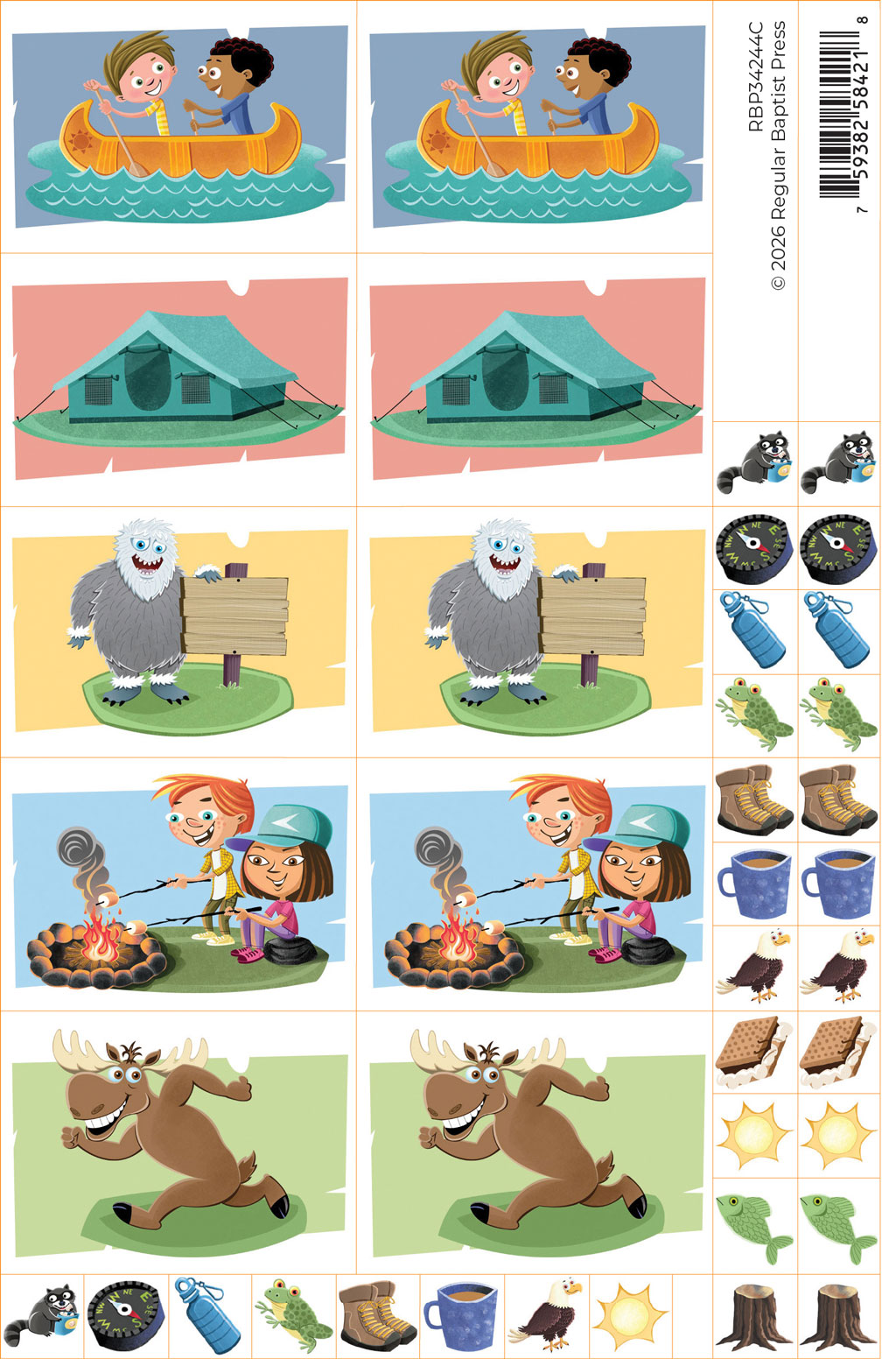 Sticker Sheets (Pkg. of 5)