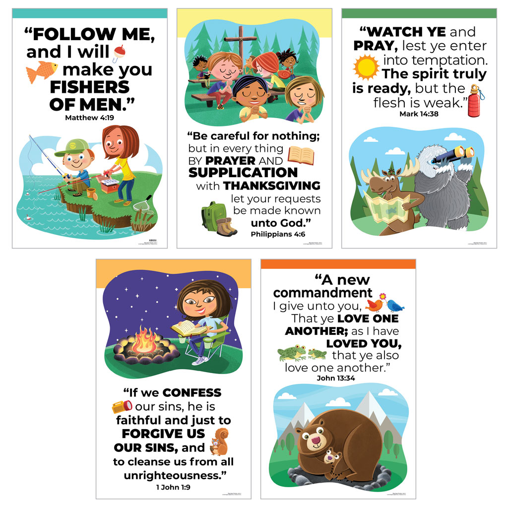 Verse Posters KJV (Set of 5)