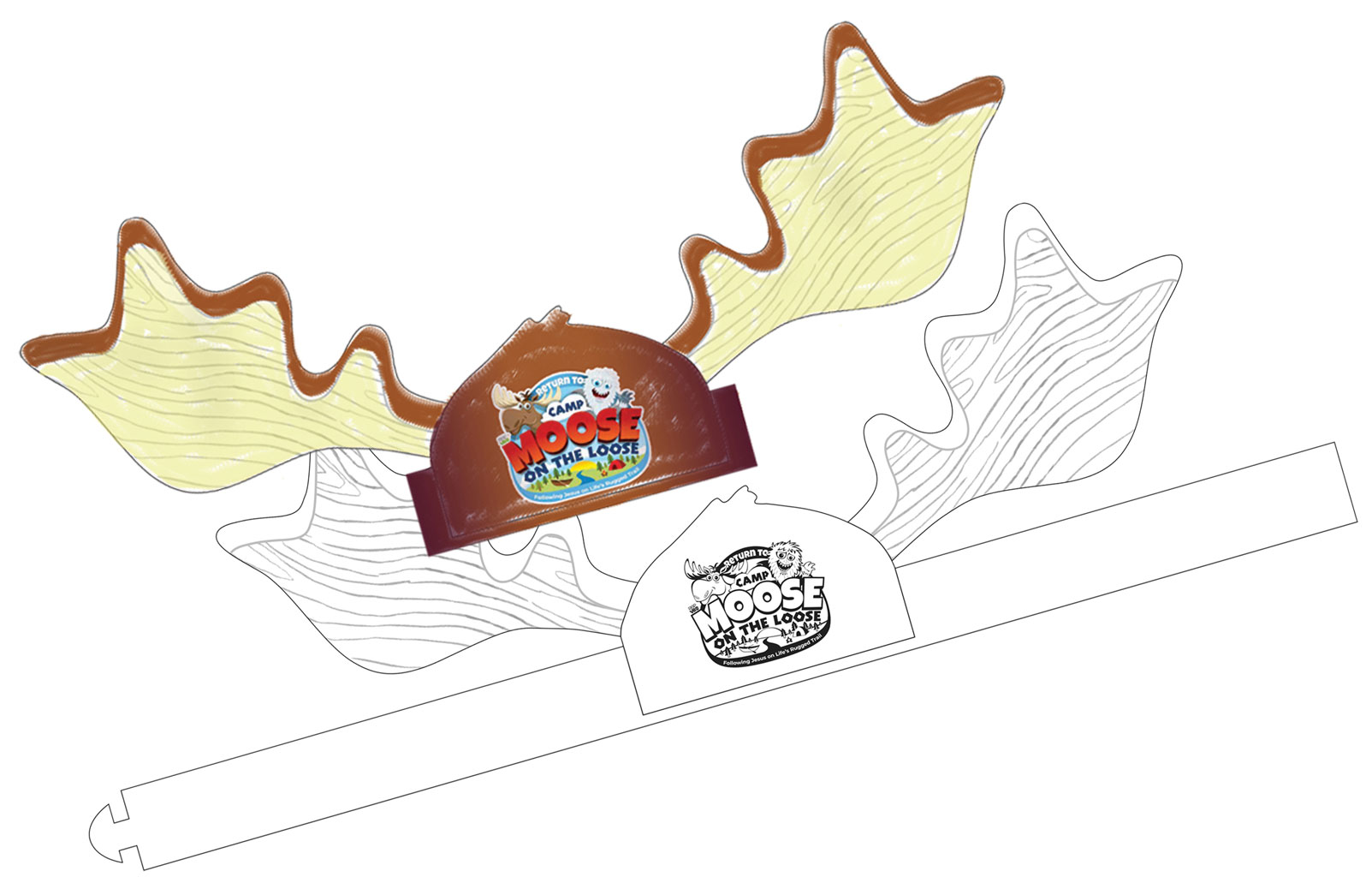 Bruce Antlers Craft Kit (Pkg. of 5)