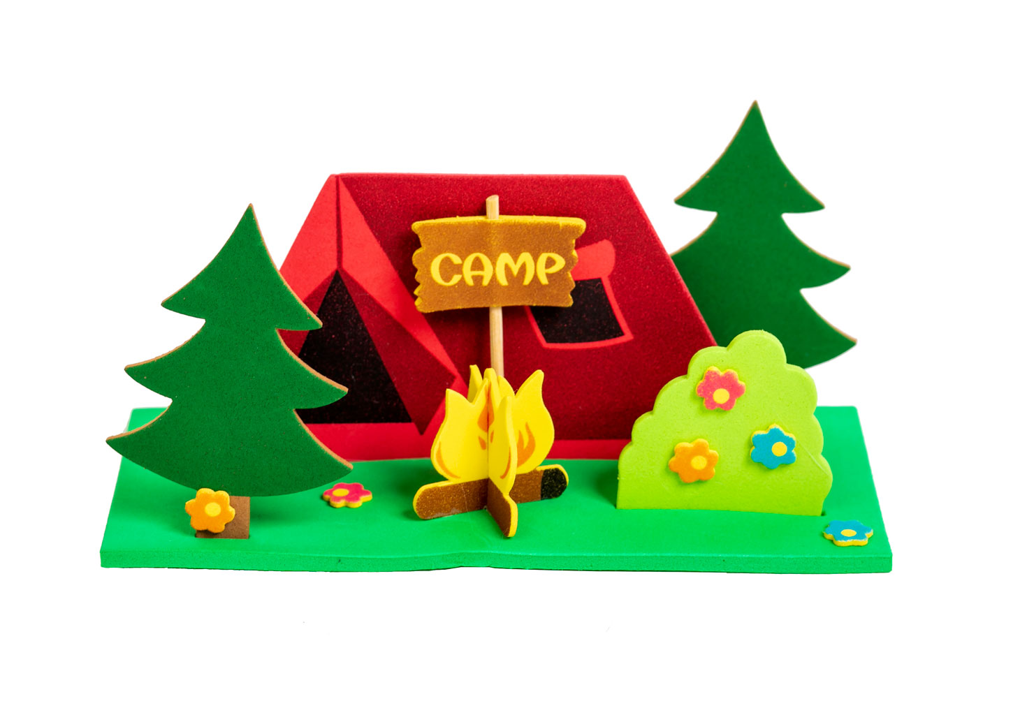 3D Campsite Craft Kit (Pkg. of 12)