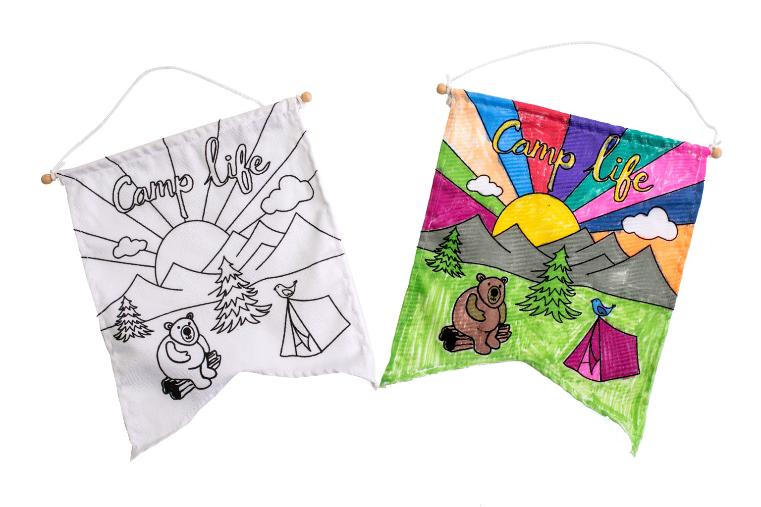 Camp Banner Craft Kit (Pkg. of 12)