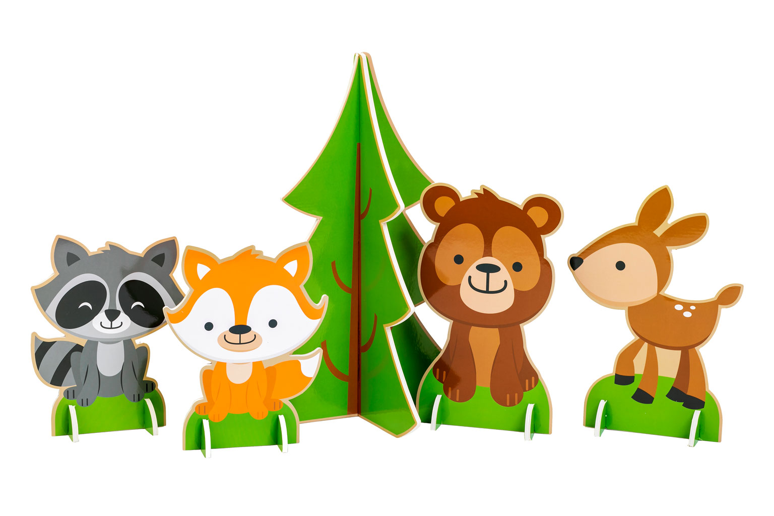 Forest Buddy Centerpieces (Set of 5)