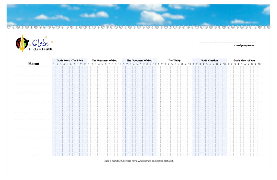 Award Charts – Book 1