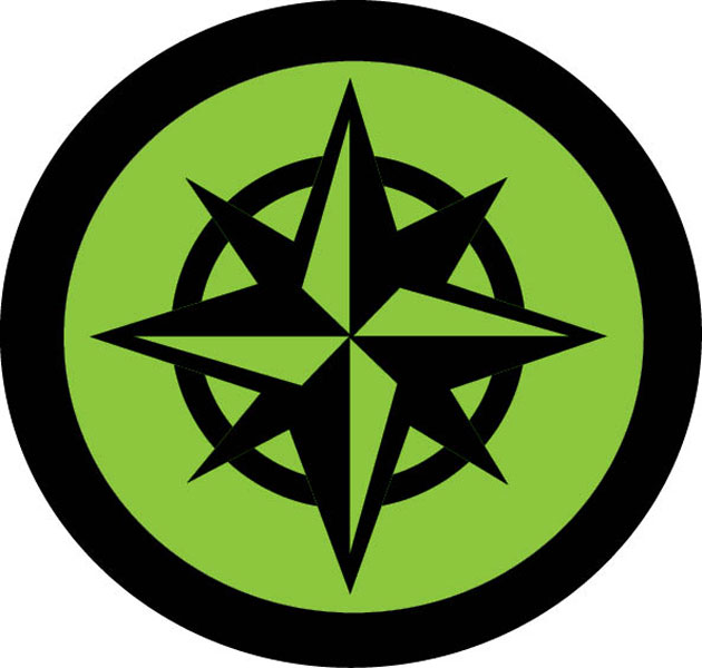 Green Compass Patch