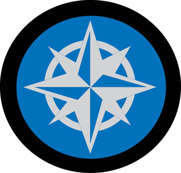 Blue Compass Patch