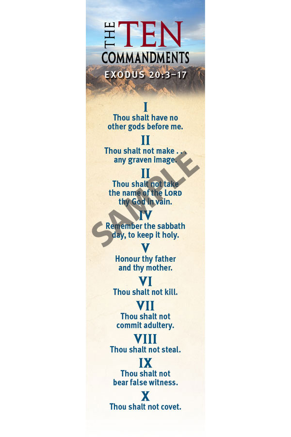 10 Commandments List