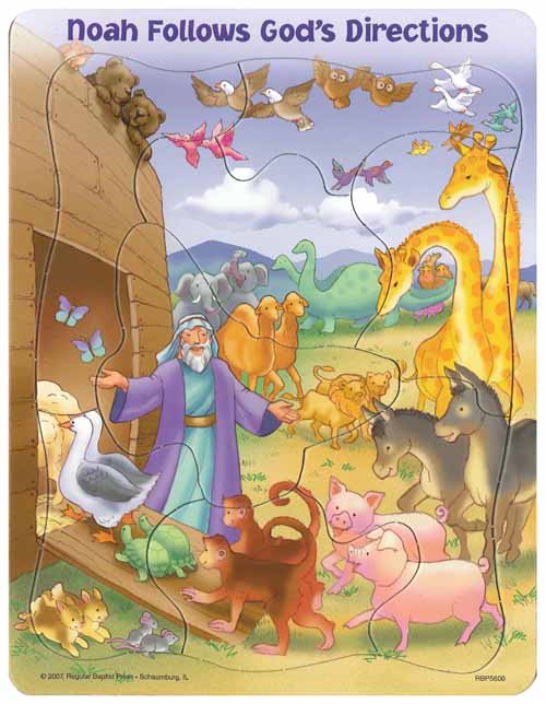 Puzzle - Noah Follows God's Directions