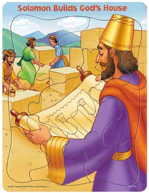 Puzzle - Solomon Builds God's House