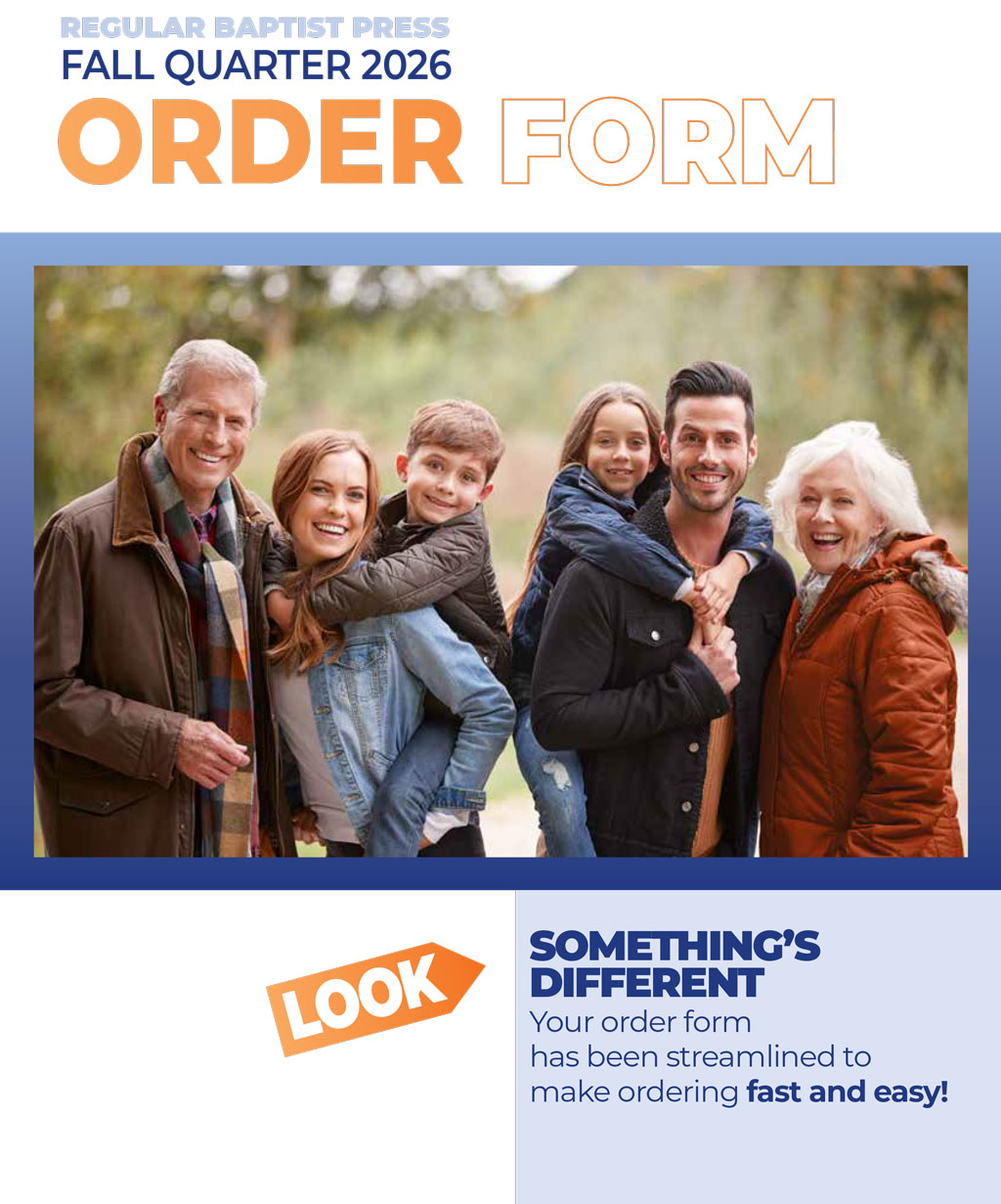 Curriculum Order Form<br>Fall 2026<br>US/Church Version